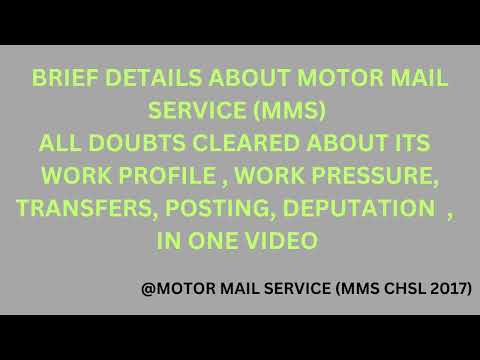What Is Mail Motor Service