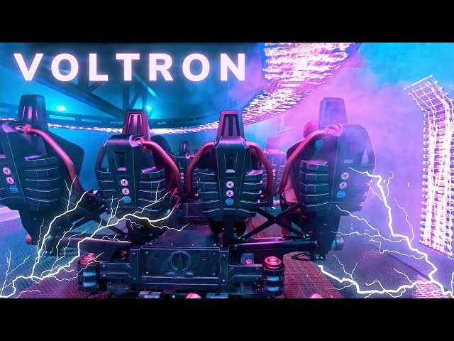 🎡VOLTRON by NIGHT on ride/POV - Europa Park (new roller coaster)