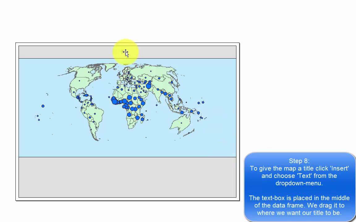 Making a layout of a world map audio - YouTube
