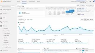 How to Use the Date Picker - Google Analytics