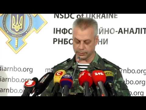 Andriy Lysenko. Ukraine Crisis Media Center, 29th of September 2014