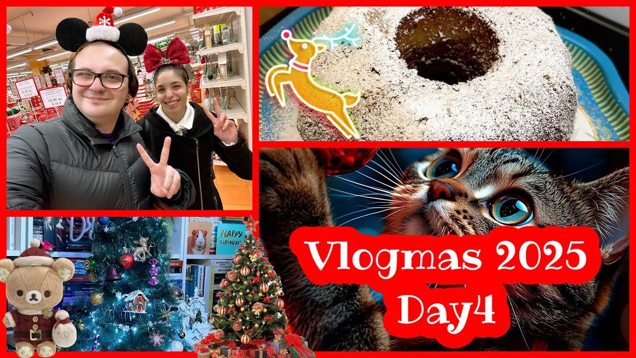 ☃️ Vlogmas  2025 ☃️ Ден 4 - ВЛОГ - Украса, Джъмбо и Коледен сладкиш 🍪🍪
