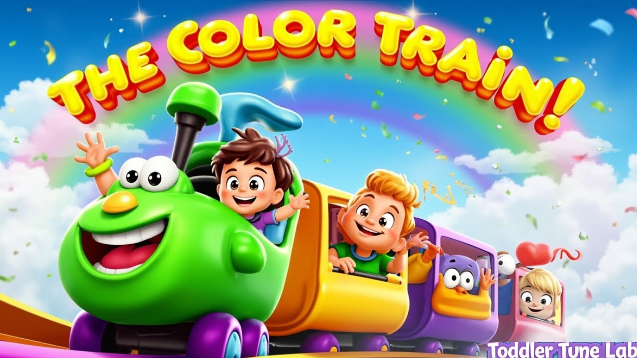 🚂 The Color Train! 🌈 Learn Colors with Fun Toddler Song | Toddler Tune Lab