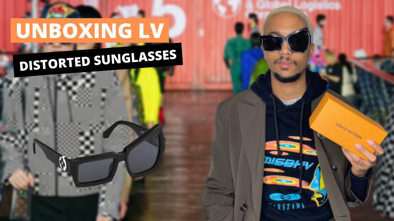 lv distorted sunglasses