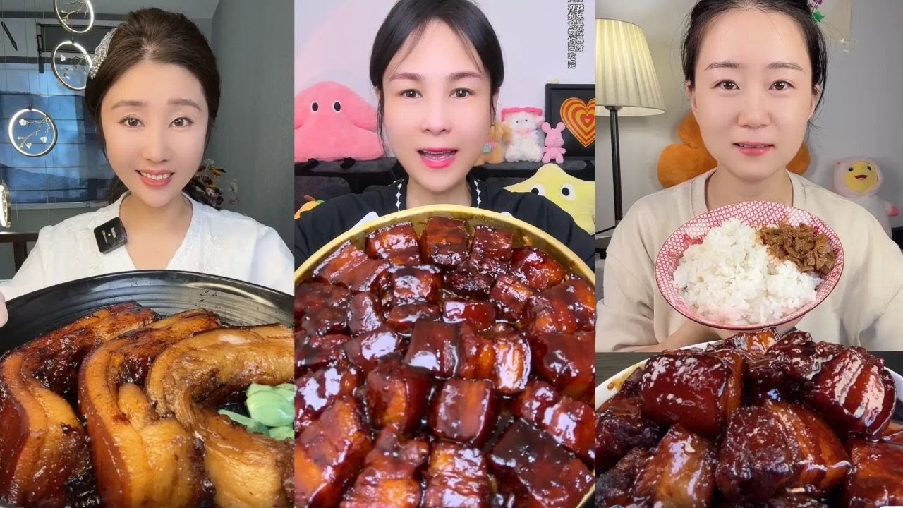 ASMR MUKBANG 중국먹방 chinesefood [pork belly 7] 🍖