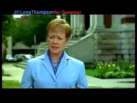 Indiana Gubernatorial candidate Jill Long Thompson's first general election advertisement.