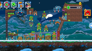 Level 11-12 – Angry Birds Friends No Power-Up Challenge (T-1660) | 3 Stars Gameplay – Dec 06