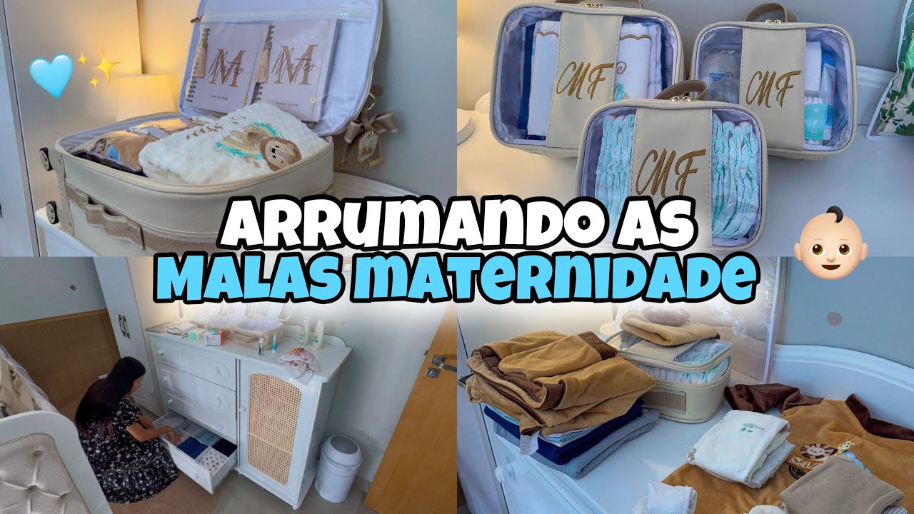 ARRUMANDO A MALA DO BEBÊ | TUDO QUE VOU LEVAR PARA MATERNIDADE 👶🏻✨