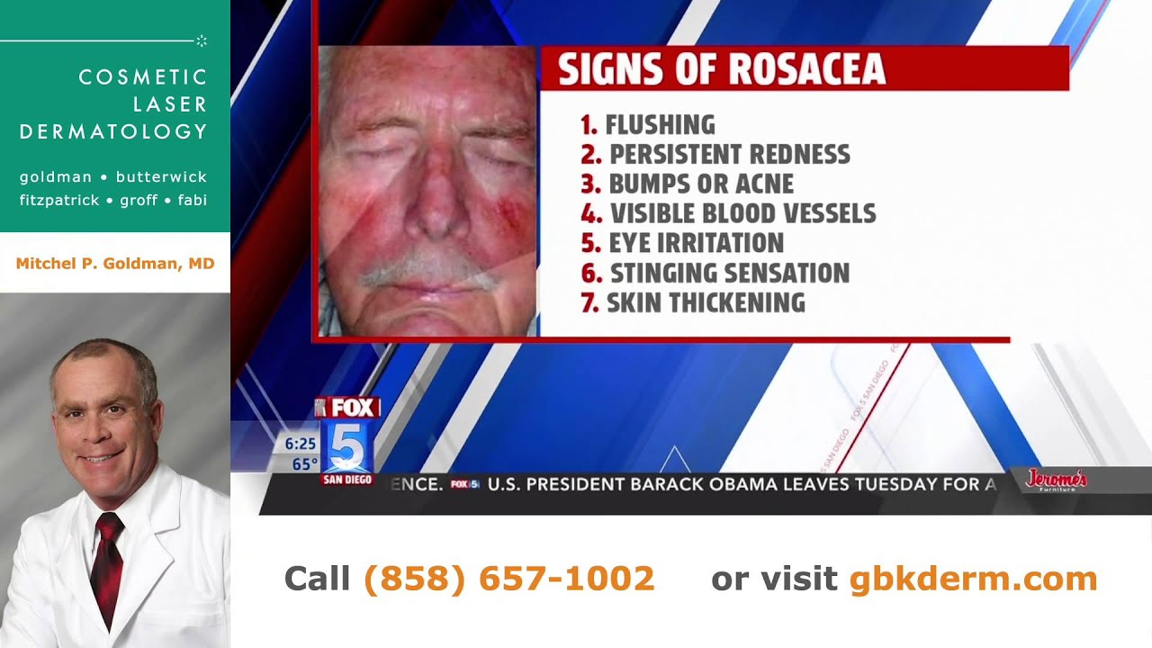 Banner for Dr. Goldman Discusses Rosacea Awareness Month | Cosmetic Laser Dermatology
