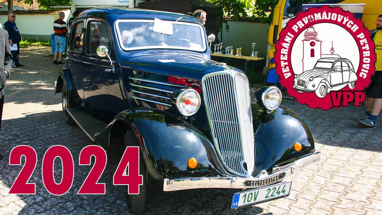 Veteráni prvomájových Petrovic 2024 - záznam celého dne se starty (race historical vehicles)