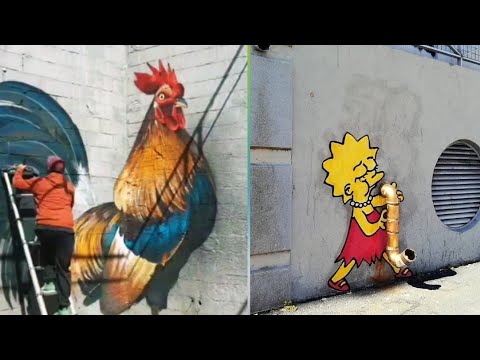 Видео: Это уличное искусство в Риме очищает воздух