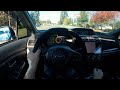 Intense Turbo Whistle &amp; Exhaust Sounds: POV Drive in a Flat 6 Swapped Subaru WRX STI