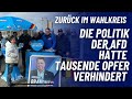 Die Politik der AfD hätte TAUSENDE Opfer verhindert! Infostand in Gera