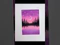 Easy moonlight#art #shorts#artshorts#painting#drawing#oilpainting#vairal#vairalart#moonlightpainting