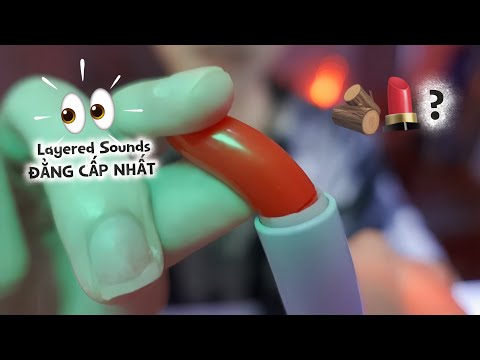 🇻🇳ASMR MAKEUP GỖ – Wooden Makeup Toys | Layered Realistic Sounds (No Talking)