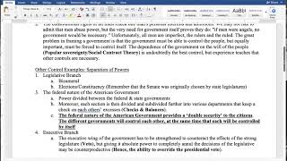Federalist 51 Summary