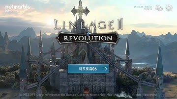 Lineage 2 REVOLUTION Character Creation Part 2 ( Mobile Game )