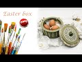 Easter eggs box decoration