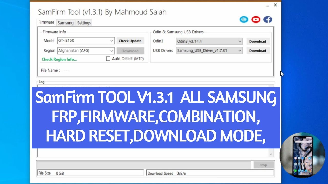 Samfirm tool