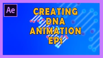 Creating DNA Strand Animation [Ep.1] With No 3rd Party Pluggins in Adobe After Effects 2019