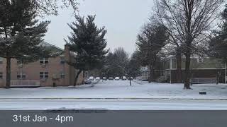 Snow Update - Hillsborough New Jersey Beekman Gardens 2nd Feb 2021 Nor easter 2021