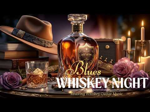 Blues Whiskey Night ~ Deep Slow Blues Guitar | Smooth Old Fashioned Relaxing Music