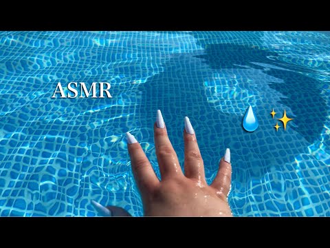 ASMR in my pool + showing you around! 💧☀️