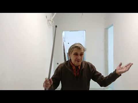 Wall plastering is complete. Three-room apartment renovation. Smartpolet Residential Complex