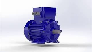 HIGEN Explosion Proof Motor Rendering