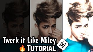 Twerk it Like Miley Next Trend 🔥 | Tiktok Viral Capcut Edit Tutorial || Capcut Templete screenshot 2