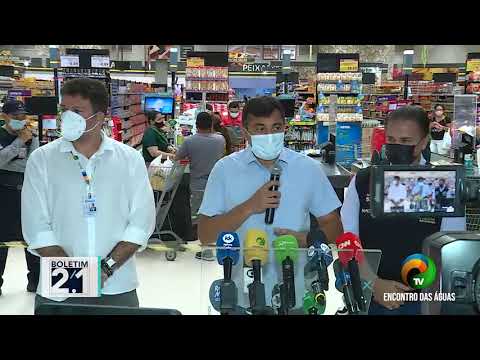 BOLETIM 2.1 - Postos de vacinação foram colocados em supermercados de Manaus - 14.01.22