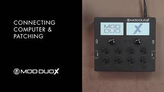 MOD Duo X Connecting Computer Patching