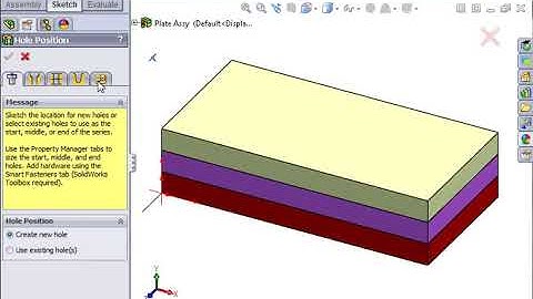 Solidworks Assembly Features 02 Assembly Features   06 Hole Series