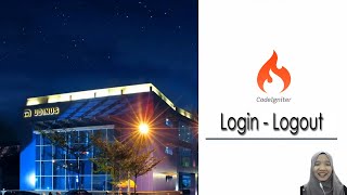 Codeigniter 3.1.11 Login Logout
