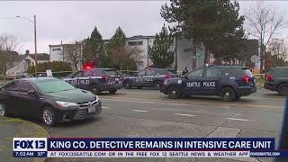King County detective remains in ICU after being shot | FOX 13 Seattle