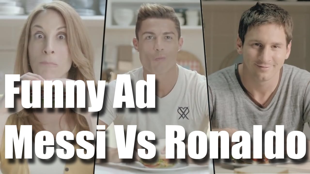 Funny Commercial Messi vs Ronaldo advertisement (Rguilan)