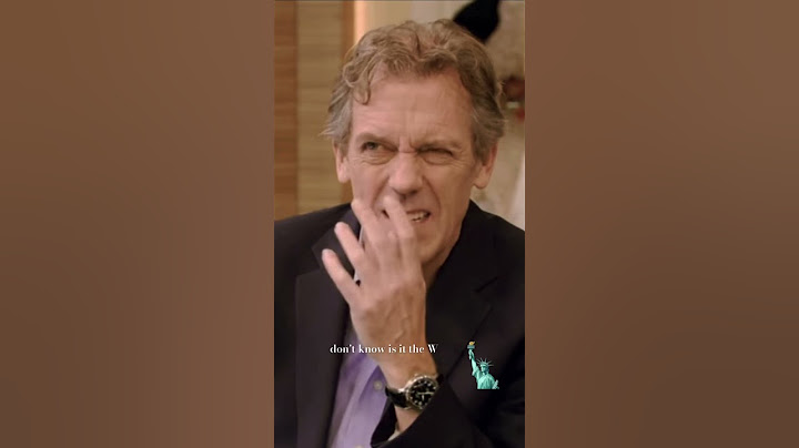 Hugh Laurie on the hardest word to say in American accent 🗽 #shorts #house #series #hughlaurie
