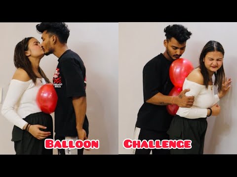 Balloon 🎈 Challenge with My Girlfriend (Gone Crazy) ||Rathore Vlogs
