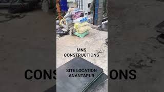 columns concrete casting work process#construction #materialcontractor #anantapur #home