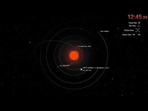 Outer Wilds Solar System Time Lapse