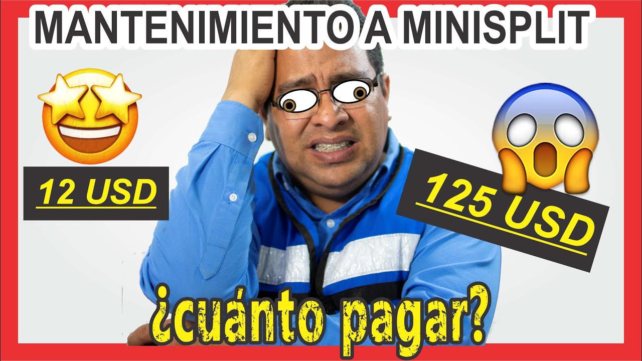 MANTENIMIENTO a MINISPLIT BARATO 💶 VS CARO 💸 | MOISÉS THAMER