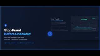 ShieldFlow — Block Shopify Fraud Before Checkout | 28 AI Rules + VAMP Monitor