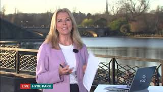 Itv Evening News Opening Live From Hyde Park - 29Th March 2021