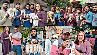 Celebrity Milla Model Visited Chennai Broadway Pets Market @MillaBabygal | #pets #dog