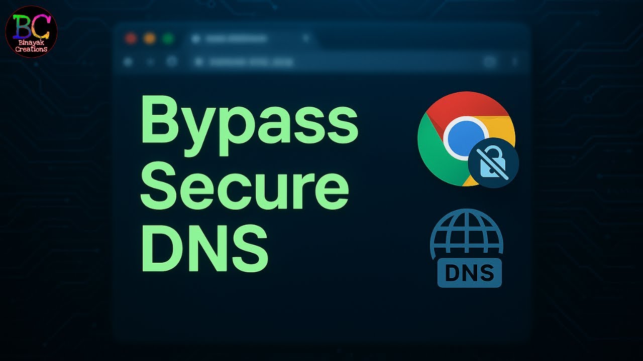 How to Bypass 'Secure DNS Disabled on Managed Browsers' in Chrome - YouTube