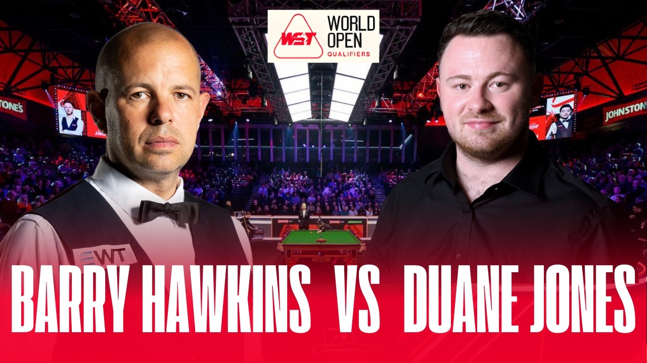 Barry Hawkins vs Duane Jones | Full Match | World Open Qualifiers 2026