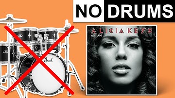 No One - Alicia Keys | No Drums (Play Along)