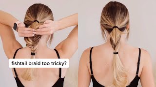 Fishtail Braid Too Tricky? Try This