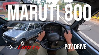 2002 MARUTI 800 | (796CC 37BHP) | POV TEST Drive #17 | RevLimits |