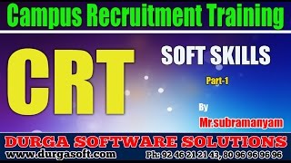 Campus Recruitment Training(CRT) Soft Skills Part- 1 by Subramanyam screenshot 5